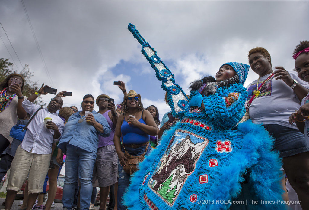 Mardi Gras Indians hit the streets In New Orleans